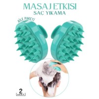 Hepbidolu  Masaj Destekli Saç Yıkama Fırçası Silikon Absolute Design 718411