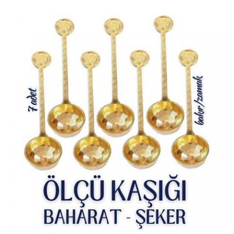 Hepbidolu  7 li Şeker ve Ölçü Kaşığı Vintage Design 718920