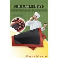 ModaCar Silikon Fırın Pişirme Matı 2000 Kullanım B.Bolsonaro Design