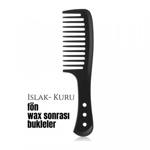 ModaCar 4 ADET Bukleli Saç Fön Wax Sonrası Tarak Karbon Nano Absolute Professional 720622