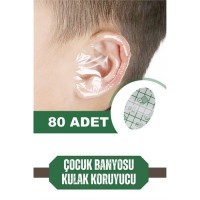 ModaCar 80 ADET Çocuk Banyo Kulak Koruyucu Su Geçirmez 718095
