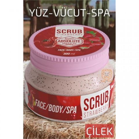 ModaCar 4 ADET Çilek Scrub Peeling Nano Absolute Professional 719464