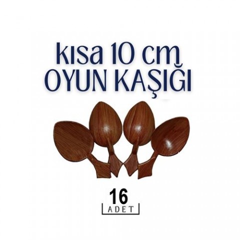 ModaCar 16 ADET Kısa Oyun Kaşığı 714519