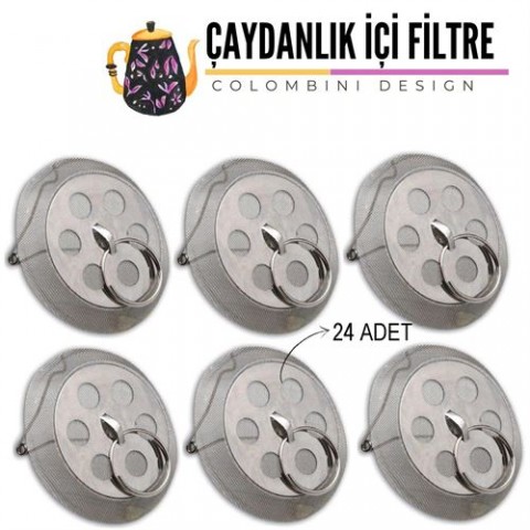 ModaCar 24 ADET Demlik İçi Çay Filtresi Colombini Design 718274