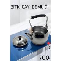 ModaCar Bitki Çayı Demliği 700 ML Paslanmaz Çelik