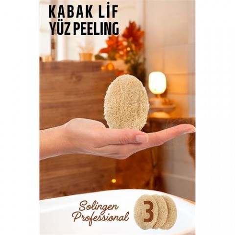 ModaCar Yüz Peeling Kabak Lifi 3 adet Solingen Professional