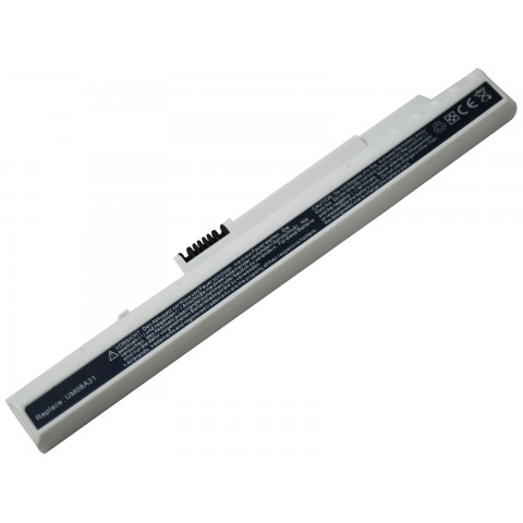 Hepbidolu  Acer Aspire One A110, A150, ZG5 Notebook Bataryası - Beyaz - 3 Cell