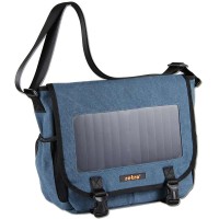 Hepbidolu  Solar 7 Watt 30L Mavi Kanvas Omuz Çantası