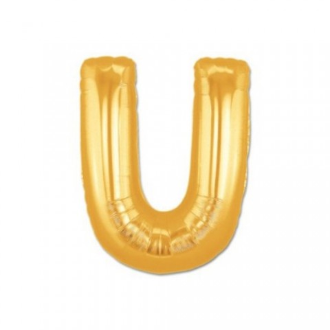 Altın Sarısı Folyo Harf Balon 1 Metre