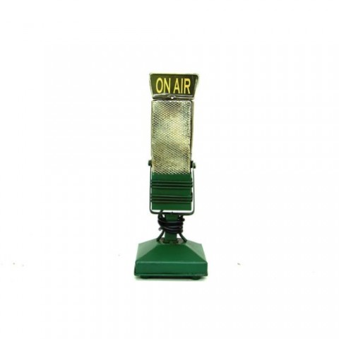 Dekoratif Metal Retro Mikrofon