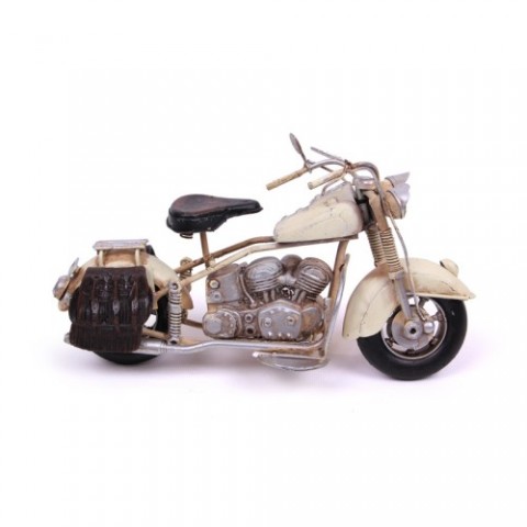El Yapımı Metal Motosiklet Maketi
