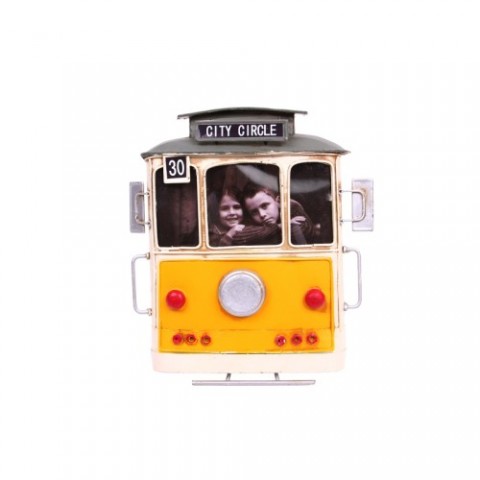 El Yapımı Tramvay Fotoğraf Çerçevesi