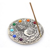 Metal 7 Çakra (Chakra) Buda Tütsülük