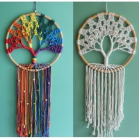 Rüya Kapanı Dream Catcher Hayat Ağacı Model 2