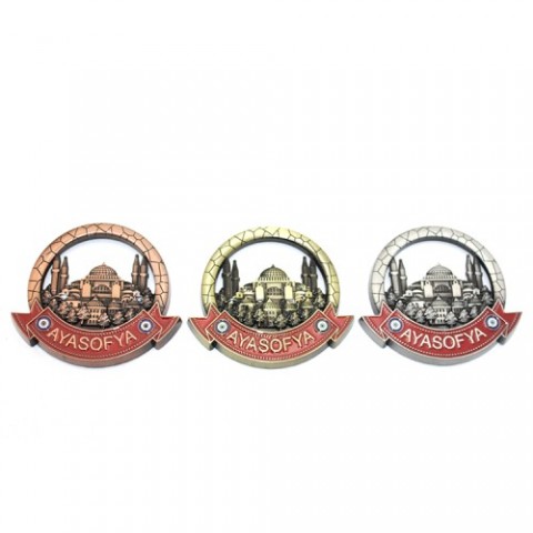 İstanbul Temalı Metal Magnet Model 4