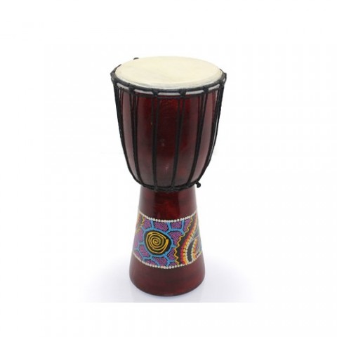 Batikli Ahşap Darbuka 30 Cm