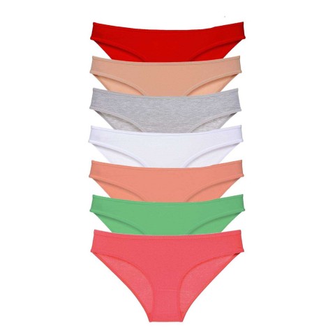 7 adet Süper Eko Set Likralı Kadın Slip Külot Set 8 Beden XL