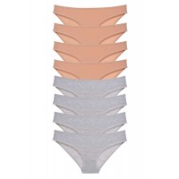 8 adet Süper Eko Set Likralı Kadın Slip Külot Ten Gri Beden XL