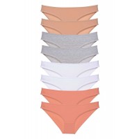 8 adet Süper Eko Set Likralı Kadın Slip Külot Ten Gri Beyaz Pudra Beden XL