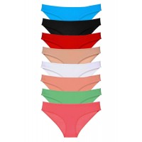 8 adet Süper Eko Set Likralı Kadın Slip Külot Set 5 Beden XL