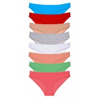 8 adet Süper Eko Set Likralı Kadın Slip Külot Set 8 Beden XL