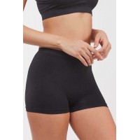 Elite Life Dikişsiz Kadın Boxer Siyah Şort 830 Beden L-XL