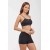 Elite Life Dikişsiz Kadın Boxer Siyah Şort 830 Beden L-XL