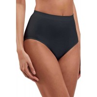 Elite Lite Kadın Yüksek Bel Dikişsiz İz Yapmaz Slip Külot Siyah 811 Beden L-XL