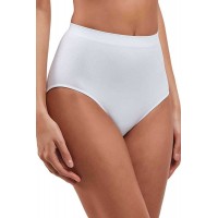 Elite Lite Kadın Yüksek Bel Dikişsiz İz Yapmaz Slip Külot Beyaz 811 Beden L-XL