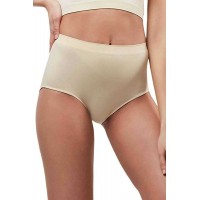 Elite Lite Kadın Yüksek Bel Dikişsiz İz Yapmaz Slip Külot Ten 811 Beden L-XL