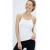 Elite Life Kadın İp Askılı İz Yapmaz Uzun Beyaz Atlet 846 Beden L-XL