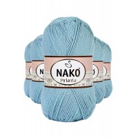 5 Adet Pırlanta Amigurumi El Örgü İpi Yünü Azur 10482