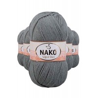 5 Adet Süper İnci El Örgü İpi 100 gr Pastel Yeşil 11537