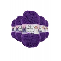 5 Adet Super Chunky Kalın Kışlık El Örgü Ipliği 100 Gr K725