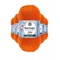 5 Adet Lotus Bikini Büstiyer Bluz Örgü İpi  K273 Turuncu