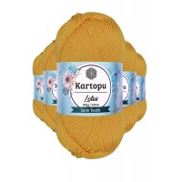 5 Adet Lotus Bikini Büstiyer Bluz Örgü İpi  K318 Koyu Sarı
