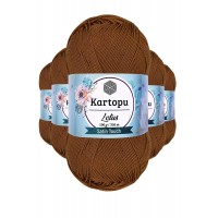 5 Adet Lotus Bikini Büstiyer Bluz Örgü İpi  K840 Koyu Hardal