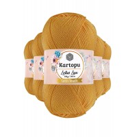 5 Adet Lotus Lux Bikini Büstiyer Bluz Simli Örgü İpi K318 Koyu Sarı