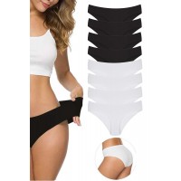 8 Adet Kadın Dikişsiz Lazer Kesim Esnek İz yapmayan Külot S1 Beden XL-XXL