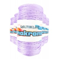 5 Adet Polyester Makrome İpi 3200 Lila 100 gr