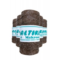 5 Adet Polyester Simli Makrome İpi SG-2080