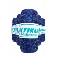 5 Adet Polyester Simli Makrome İpi SG-370
