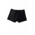 Kadın Dikişsiz Görünmez İz Yapmaz Mini Şort Boxer Siyah Beden XL