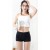 Kadın Dikişsiz Görünmez İz Yapmaz Mini Şort Boxer Siyah Beden XL
