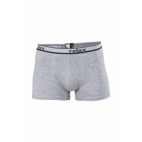 Relax Pamuklu Esnek Erkek Boxer Gri - 1268A Beden 2XL