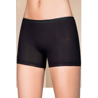 Likralı Kadın Boxer Siyah 2101B Beden XL