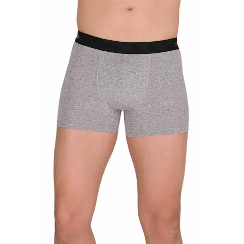 Pamuk Modal Likralı Esnek Erkek Boxer Gri 4476B Beden XL