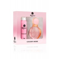 Riposte Kadın Parfüm & Deodorant Seti Golden Mode For Women 85 Ml
