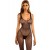 Kadın Babydoll Fantezi Kıyafet Vücut Çorabı D30004 Siyah Beden L-XL