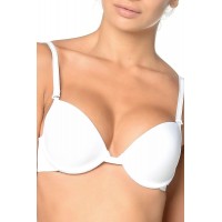 Orkide Kadın Beyaz Push-up Dolgulu Basıc Sütyen 2350 Beden 90